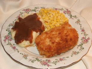 Mustard Fried Pork Chops (breaded)