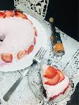 Eggless Chocolate Strawberry Cream Cake