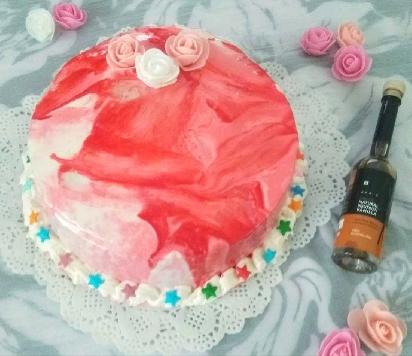 Mirror Glaze Double Chocolate Cake